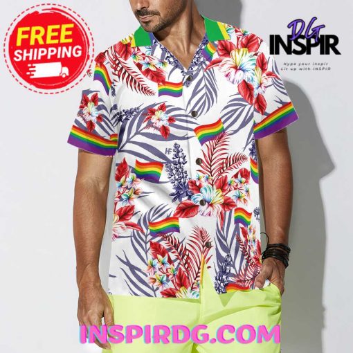 HyperFavor Pride LGBT Bluebonnet Hawaiian Shirt