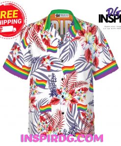HyperFavor Pride LGBT Bluebonnet Hawaiian Shirt