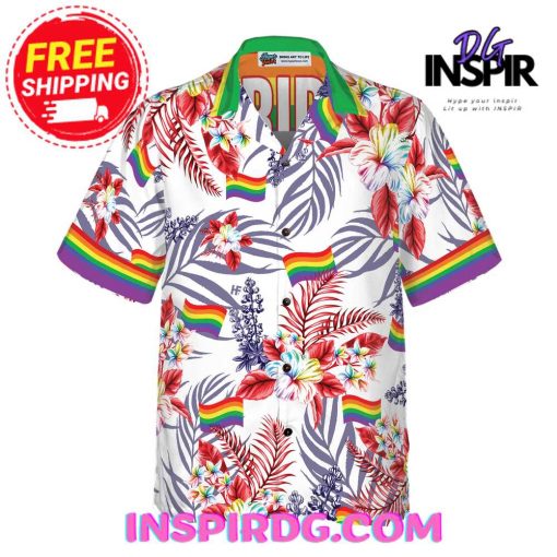 HyperFavor Pride LGBT Bluebonnet Hawaiian Shirt