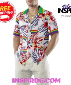 HyperFavor Pride LGBT Bluebonnet Hawaiian Shirt