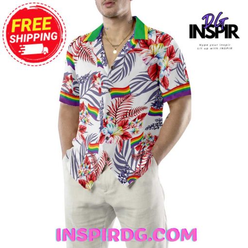 HyperFavor Pride LGBT Bluebonnet Hawaiian Shirt