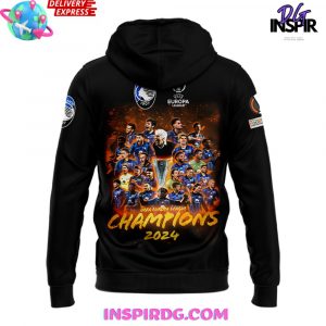 Atalanta BC UEFA Europa League Champions 2024 Hoodie TShirt Polo