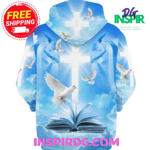 Jesus Dove Book BlueDream Hoodie