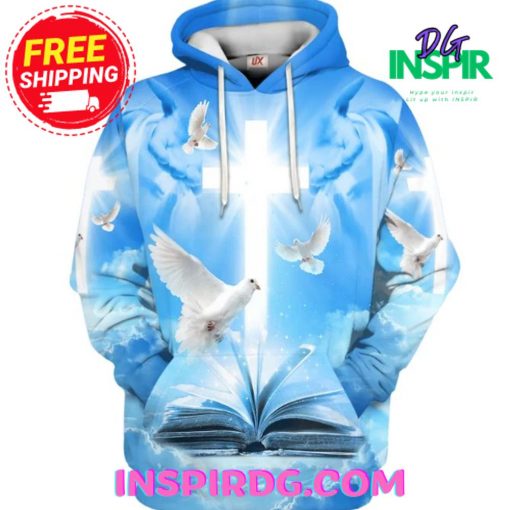 Jesus Dove Book BlueDream Hoodie