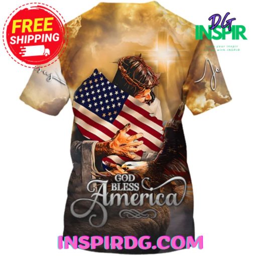 Jesus God Bless America T-Shirt