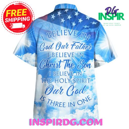 Jesus Healing One Nation Under God American Hawaiian Shirt