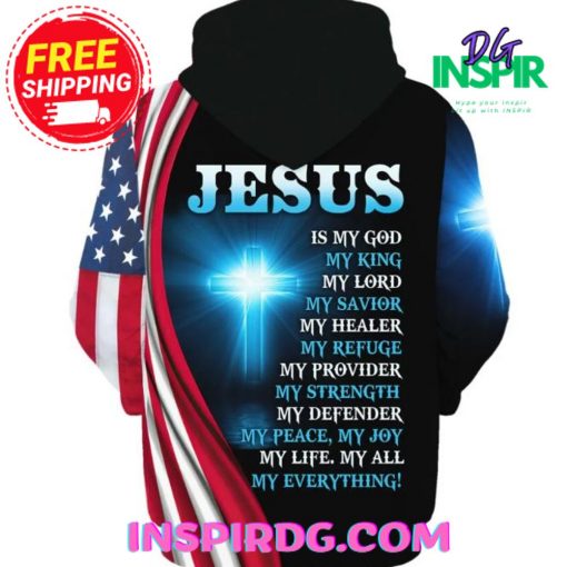 Jesus Lion American Pray Hoodie
