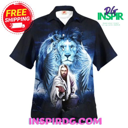 Jesus Lion Bird Be Still And Know That I Am God Hawaiin Shirt