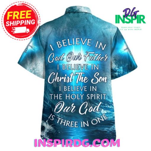 Jesus Our God Is Three In One Hawaiin Shirt