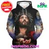 Jesus One Nation Under God Eagle Trendy Hoodie