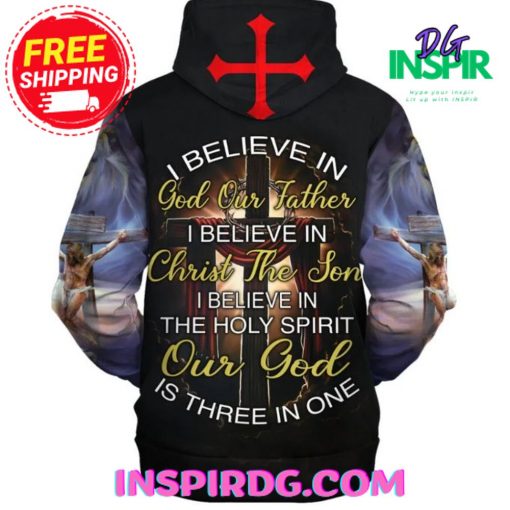 Jesus Our God Is Three In One Hoodie