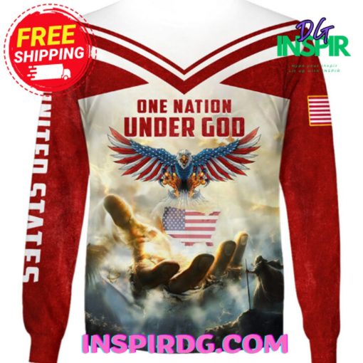 Jesus Pray United States One Nation Under God Superman