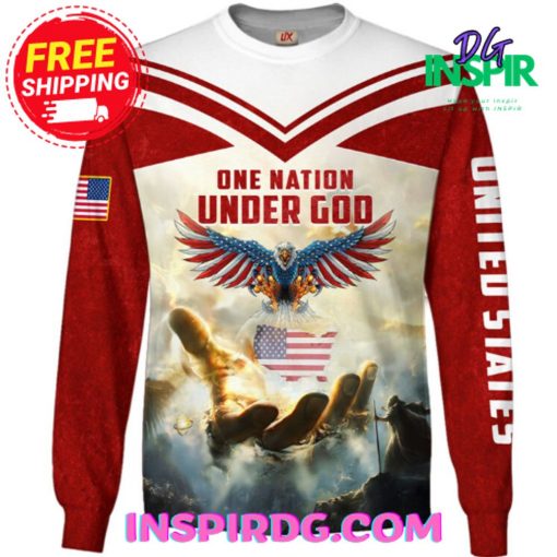 Jesus Pray United States One Nation Under God Superman
