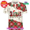 Lion Cross Light Way Maker Miracle Worker Darkness Polo Shirt