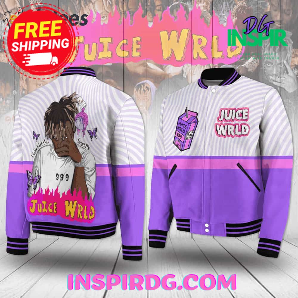 Juice wrld baseball jacket sale