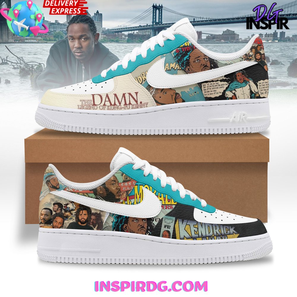 Kendrick Lamar Comic Limited Edition Air Force 1 InspirDG