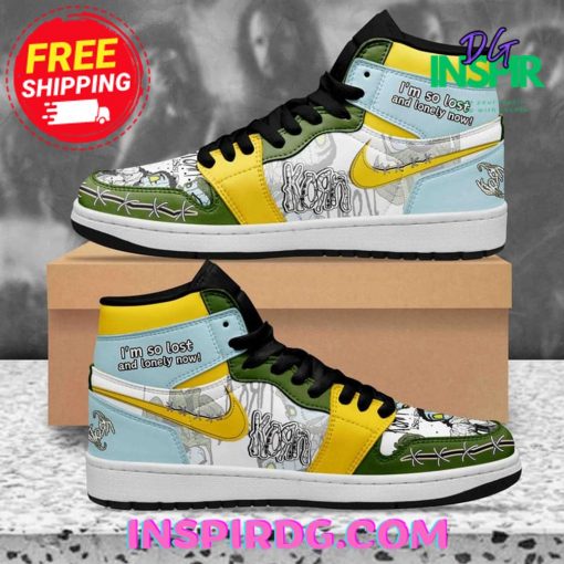The Korn “I’m So Lost And Lonely Now” White Lace Air Jordan 1 High Top