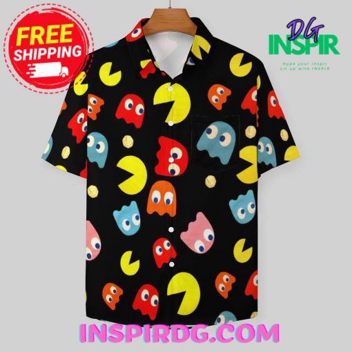Little Monsters Chest Pocket Hawaiin Shirt