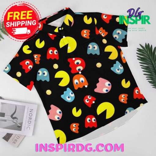 Little Monsters Chest Pocket Hawaiin Shirt