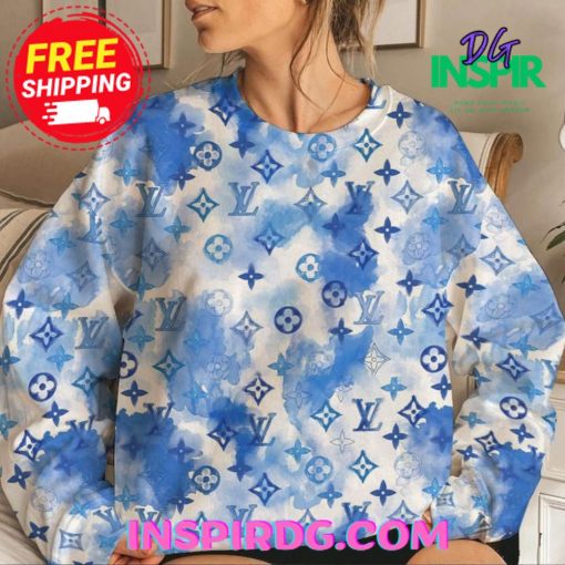 Louis Vuitton Tie Dye BlueDream Sweatshirt – New Arrival