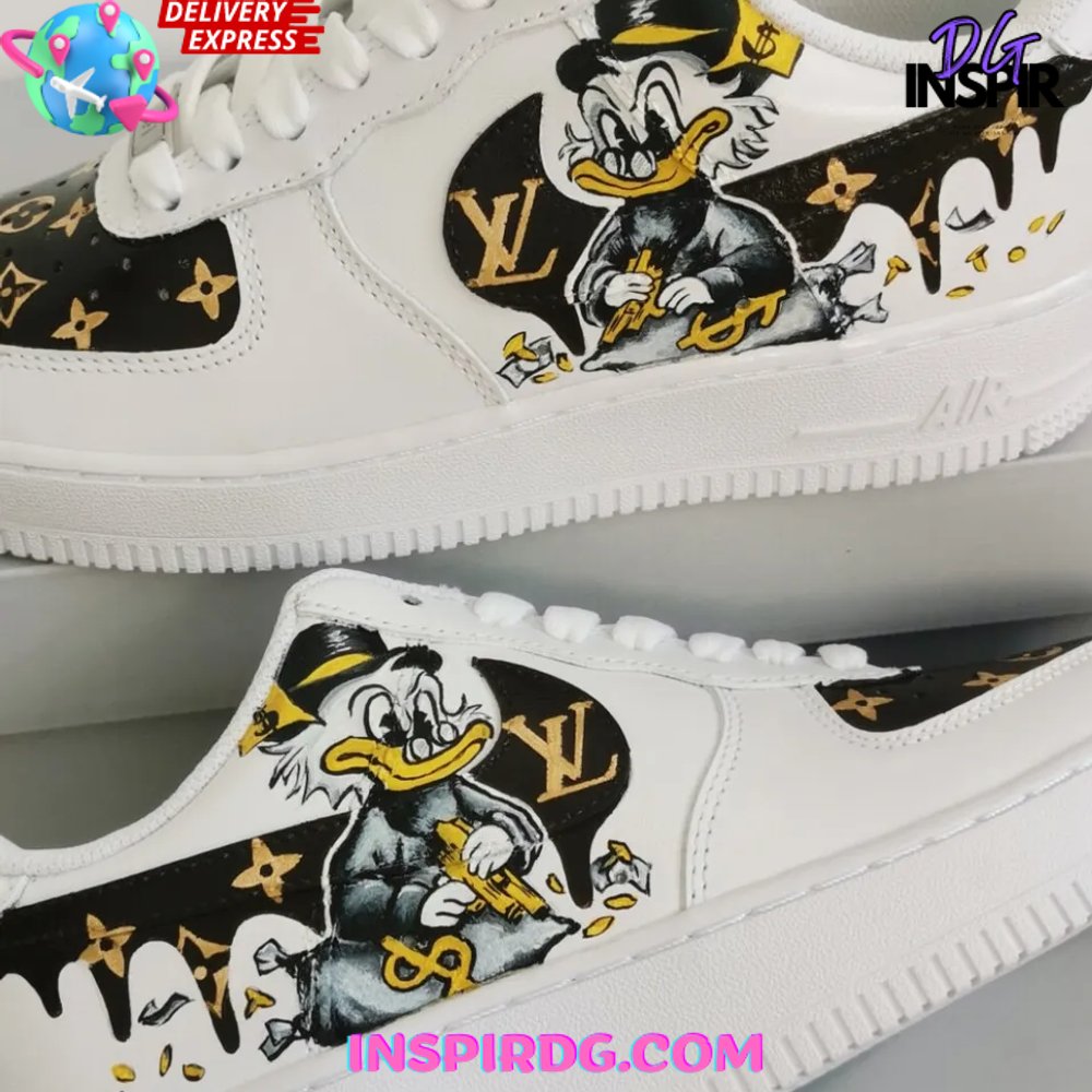 MC Duck x Louis Vuitton Limited Edition Air Force 1 InspirDG