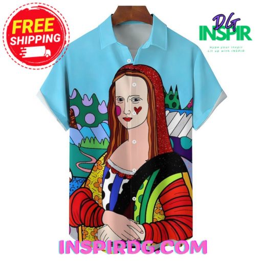 Mona Lisa Smile Casual Hawaiin Shirt