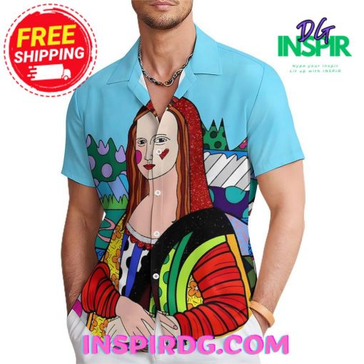 Mona Lisa Smile Casual Hawaiin Shirt