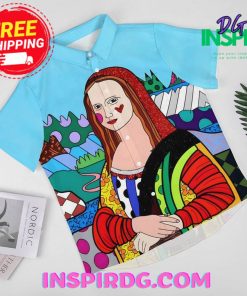Mona Lisa Smile Casual Hawaiin Shirt