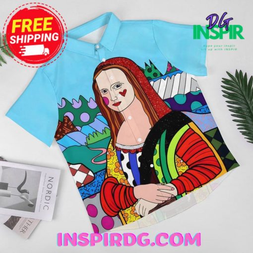 Mona Lisa Smile Casual Hawaiin Shirt