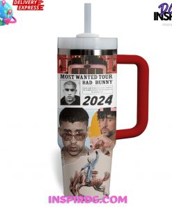 Most Wanted Tour Bad Bunny Stanley Tumbler 40oz