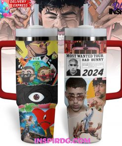 Most Wanted Tour Bad Bunny Stanley Tumbler 40oz