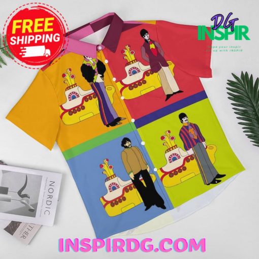 Music Casual Chest Pocket Hawaiin Shirt