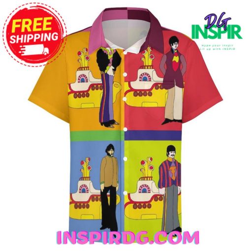 Music Casual Chest Pocket Hawaiin Shirt