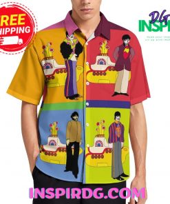 Music Casual Chest Pocket Hawaiin Shirt