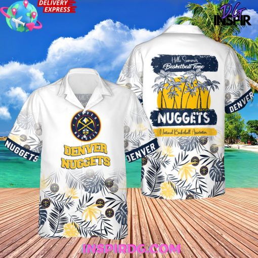 NBA Denver Nuggets Baseball Time Hawaiian Shirt