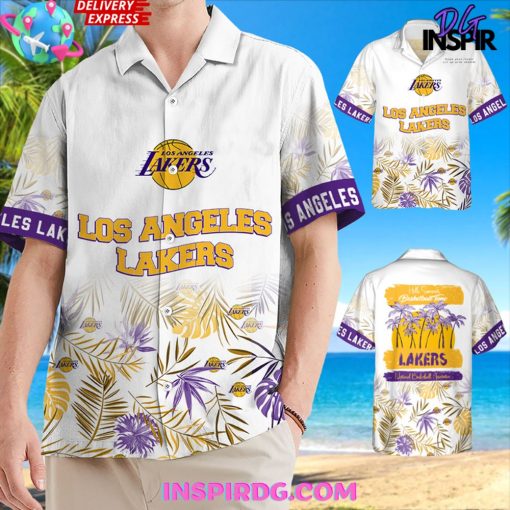 NBA Los Angeles Lakers Baseball Time Hawaiian Shirt