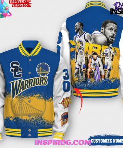 Golden state white and gold jacket best sale