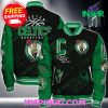 Chicago Bulls Champions Print Varsity Jacket
