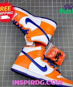 Nike SB Dunk High Danny Supa Safety OrangeHyper BlueWhite