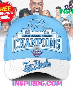 North Carolina Tar Heels 2024 ACC Mens Basketball Tournament Champions Cap Hat