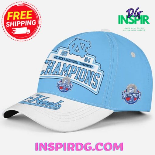 North Carolina Tar Heels 2024 ACC Men’s Basketball Tournament Champions Cap Hat