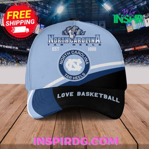 North Carolina Tar Heels Love Basketball EST 1888 Cap