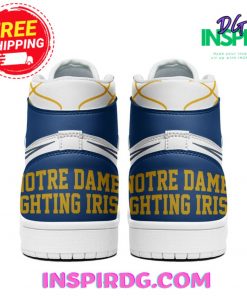 Notre Dame Fighting Irish Blue Air Jordan 1 High Top