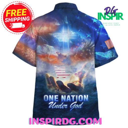 One Nation Under God American Super One Hawaiin Shirt