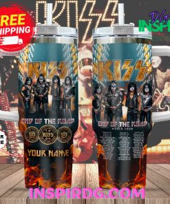 Personalized Kiss Band 40oz Stanley Tumbler