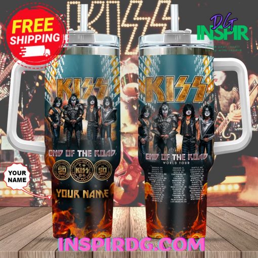 Kiss Band End Of The Road World Tour Personalized 40oz Stanley Tumbler