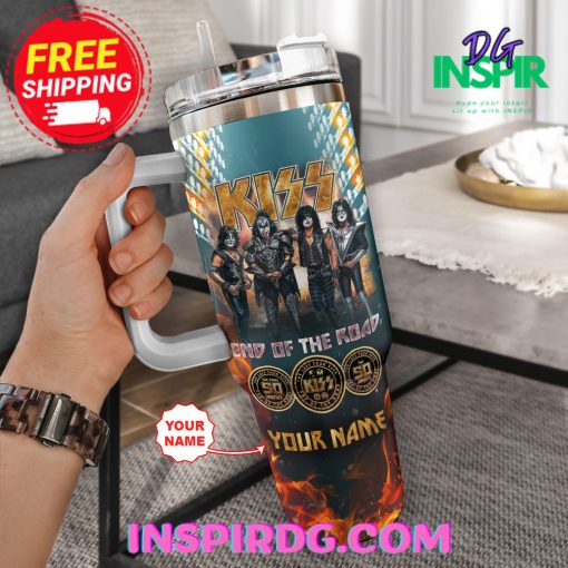 Kiss Band End Of The Road World Tour Personalized 40oz Stanley Tumbler