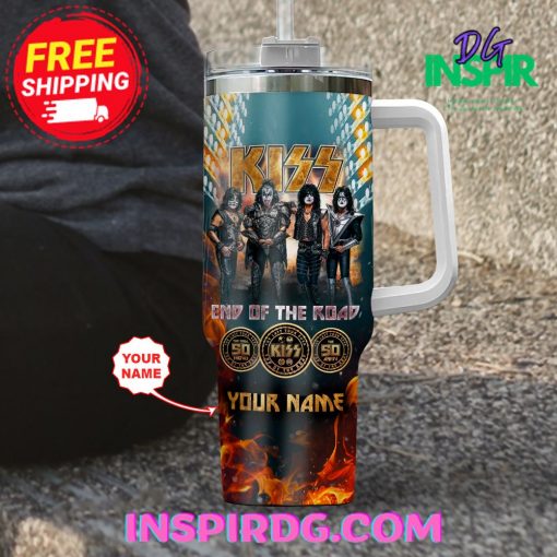 Kiss Band End Of The Road World Tour Personalized 40oz Stanley Tumbler
