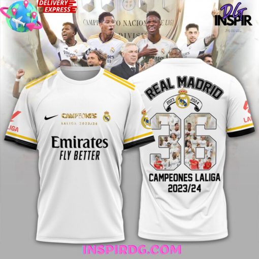 Real Madrid FC LaLiga 23/24 Champions Shirt