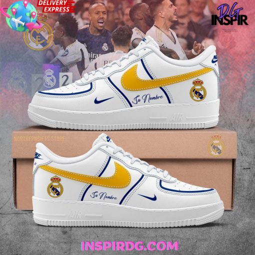 Real Madrid FC x Nike Custom Name Air Force 1
